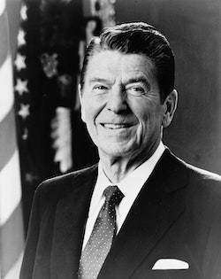Photo by Library of Congress on Unsplash: Ronald Reagan, head-and-shoulders portrait, facing front]. Photograph from the Presidential File Collection, 1981. Library of Congress Prints & Photographs Division.     